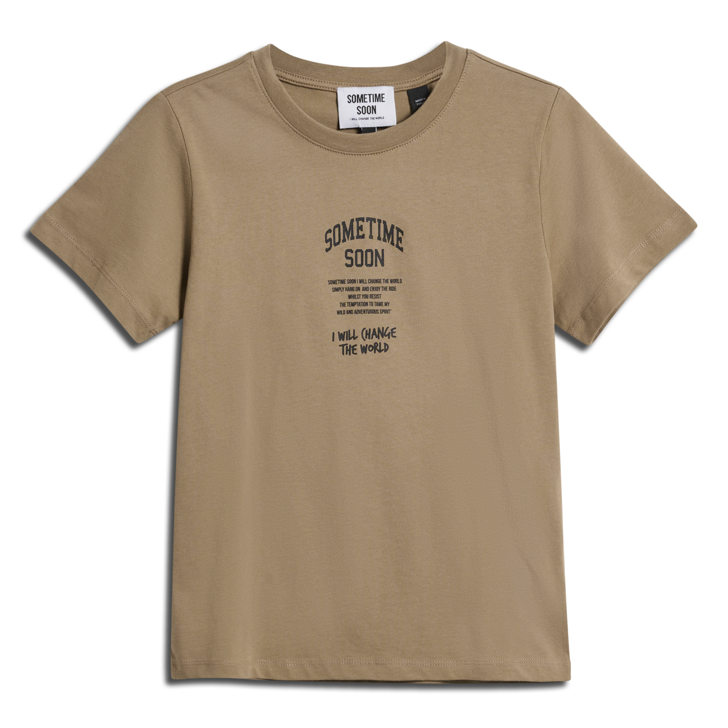stmDIMAS T-SHIRT S/S, SEPIA TINT, packshot