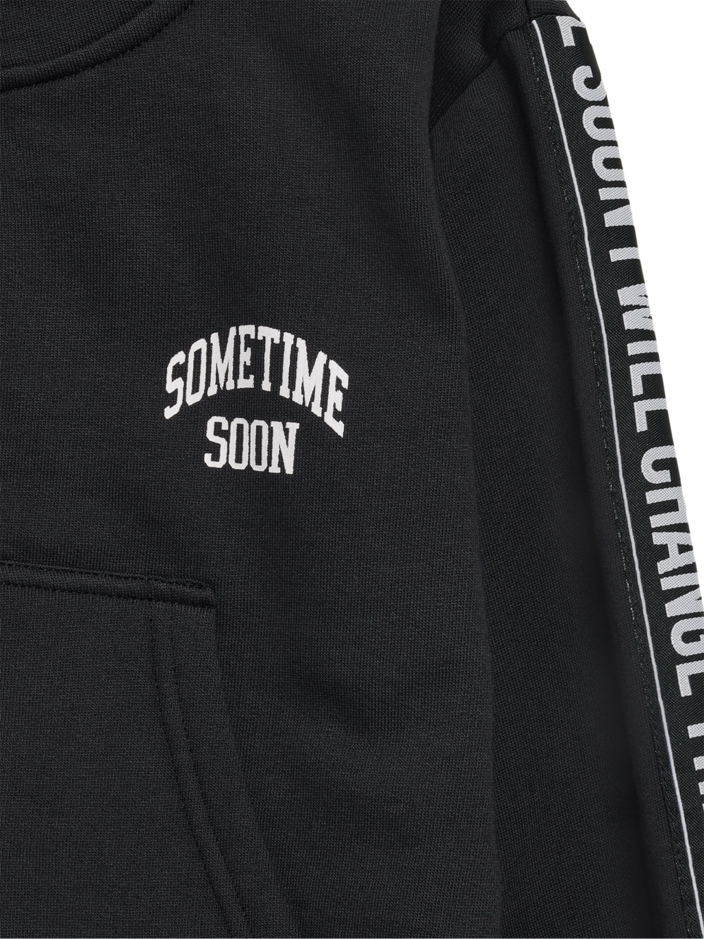 stsEVIE ZIP HOODIE, BLACK, packshot