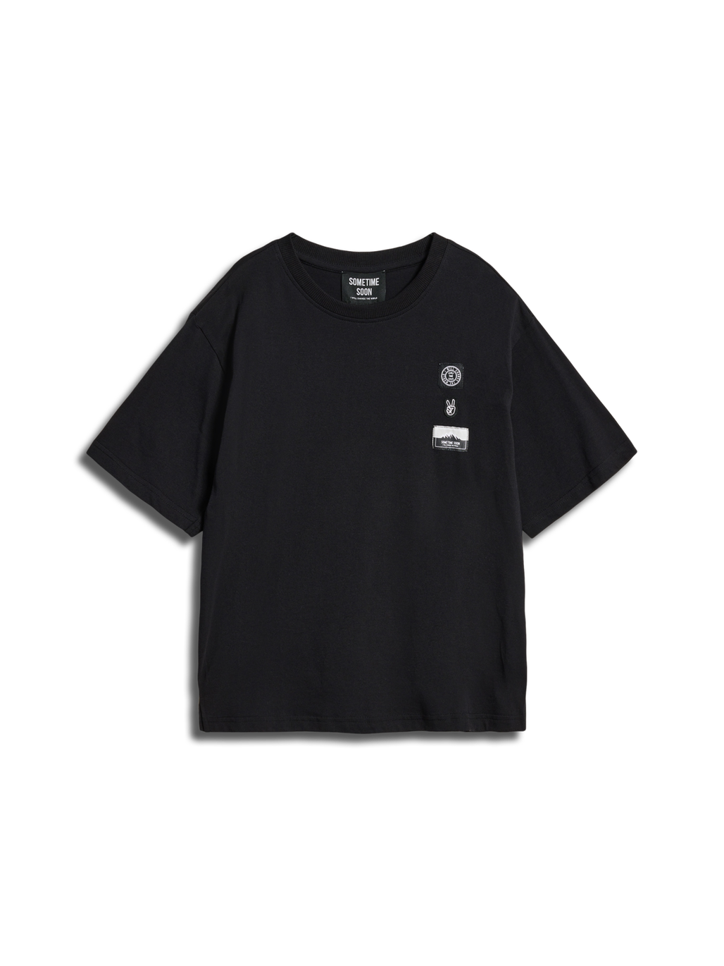 stsTHIAGO T-SHIRT, BLACK, packshot