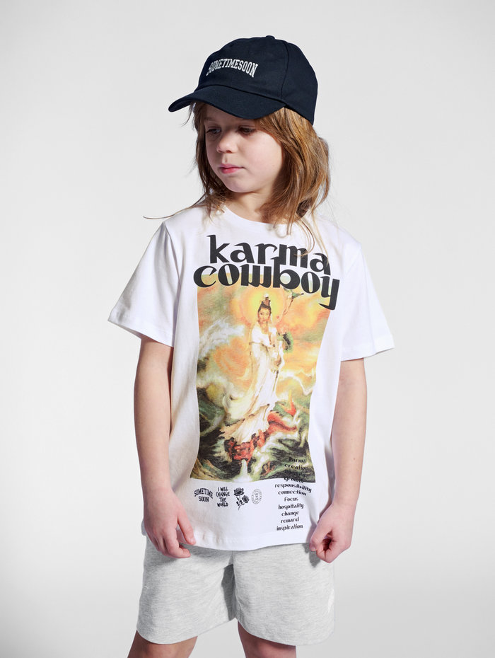 stmCREATION T-SHIRT S/S, BRIGHT WHITE, model