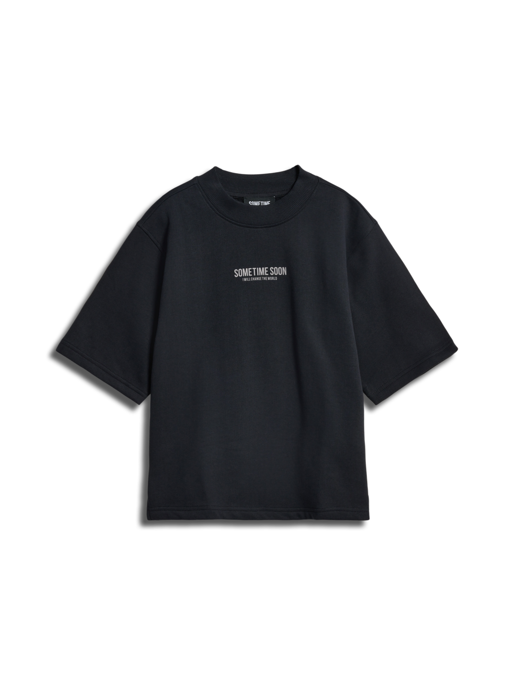 stsLAKER SWEATSHIRT S/S, BLACK, packshot