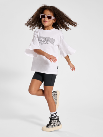 stsDEBBIE T-SHIRT S/S, BRIGHT WHITE, model