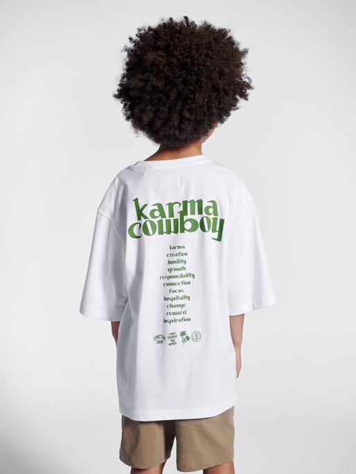 stmKARMA T-SHIRT S/S, BRIGHT WHITE, model