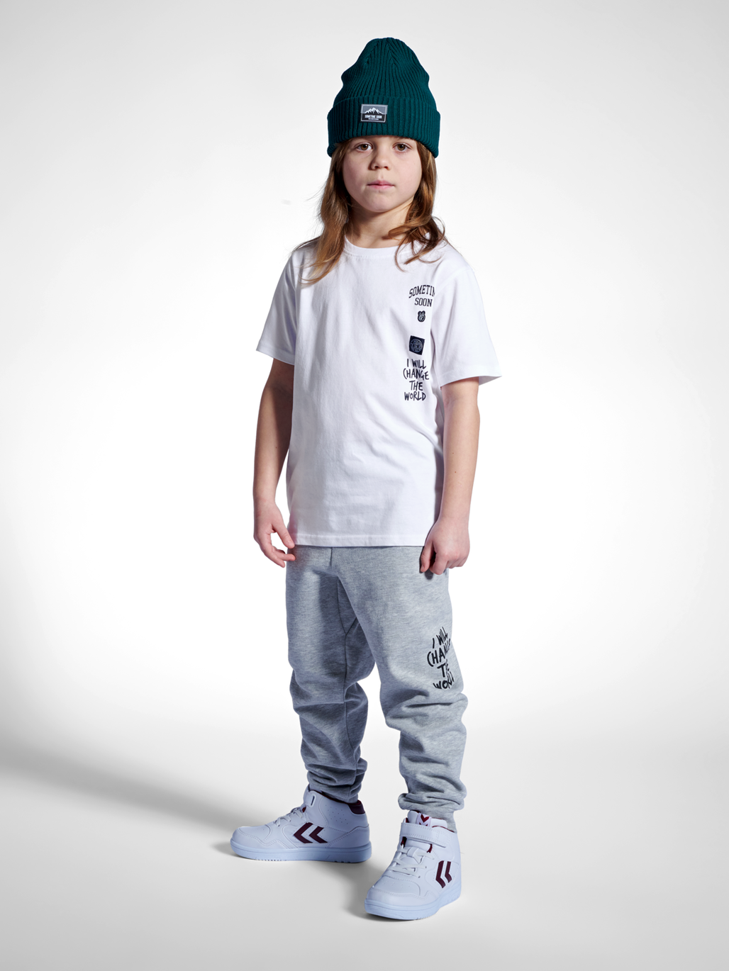 stsMERLIN T-SHIRT S/S, BRIGHT WHITE, model