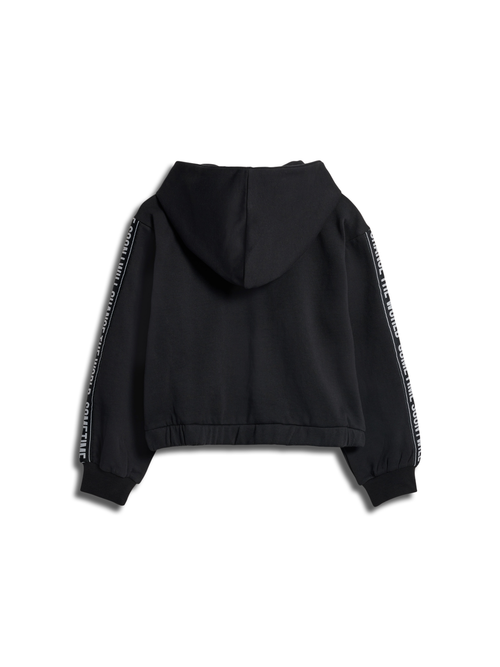 stsEVIE ZIP HOODIE, BLACK, packshot