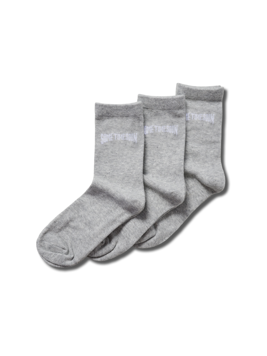 stsVARSITY SOCKS 3-PACK, LIGHT GREY MELANGE, packshot