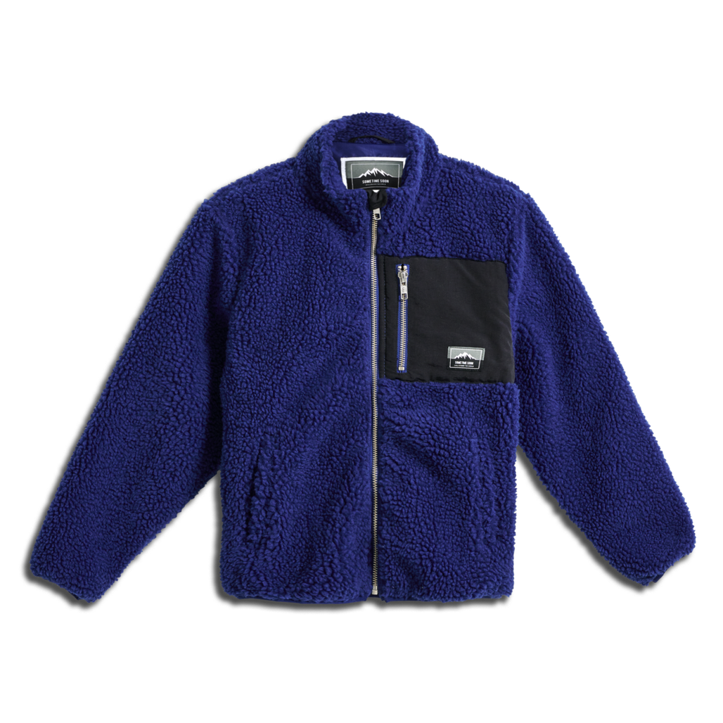 stmVENTURE FLEECE JACKET, NAVY PEONY, packshot