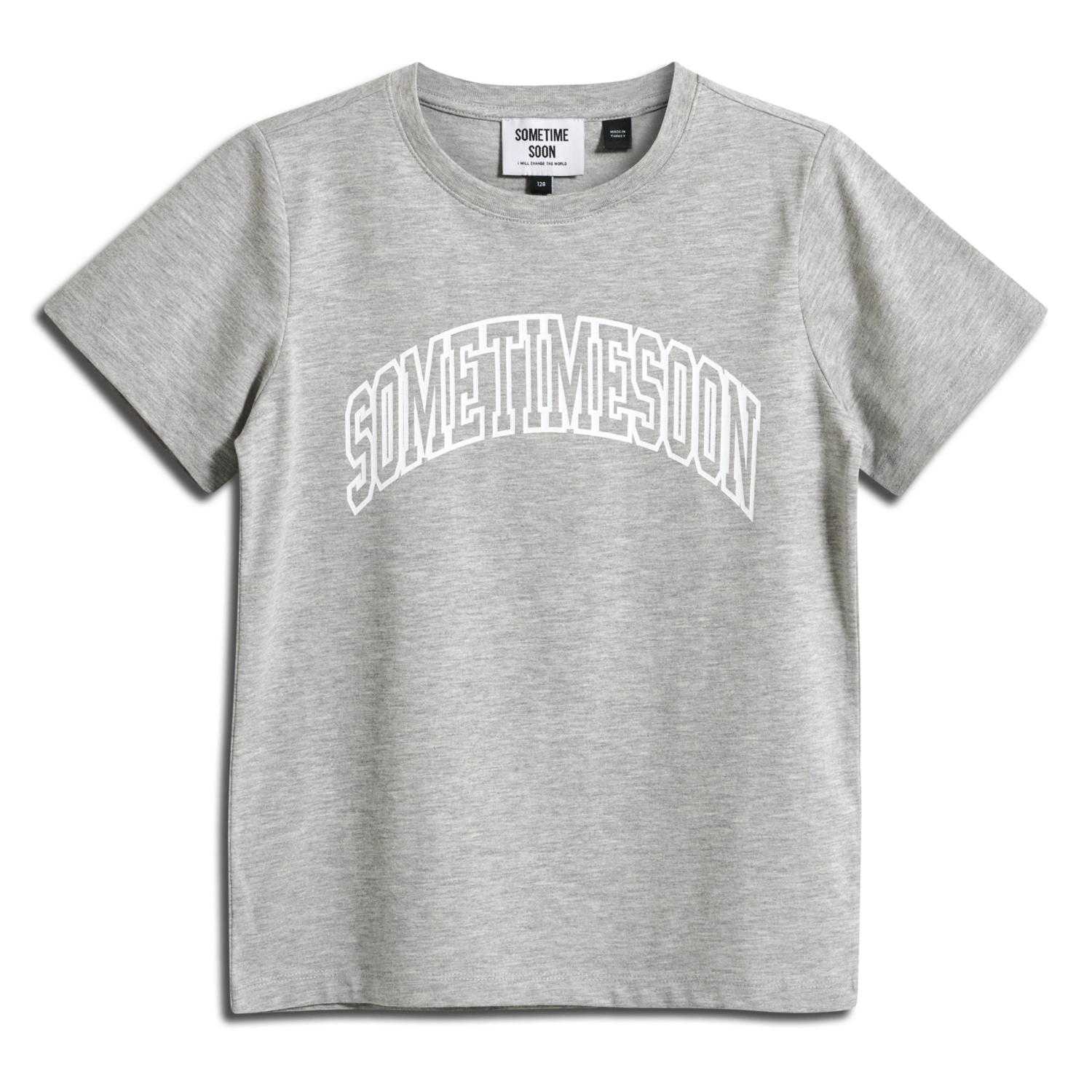 stmOCEAN T-SHIRT S/S, GREY MELANGE, packshot