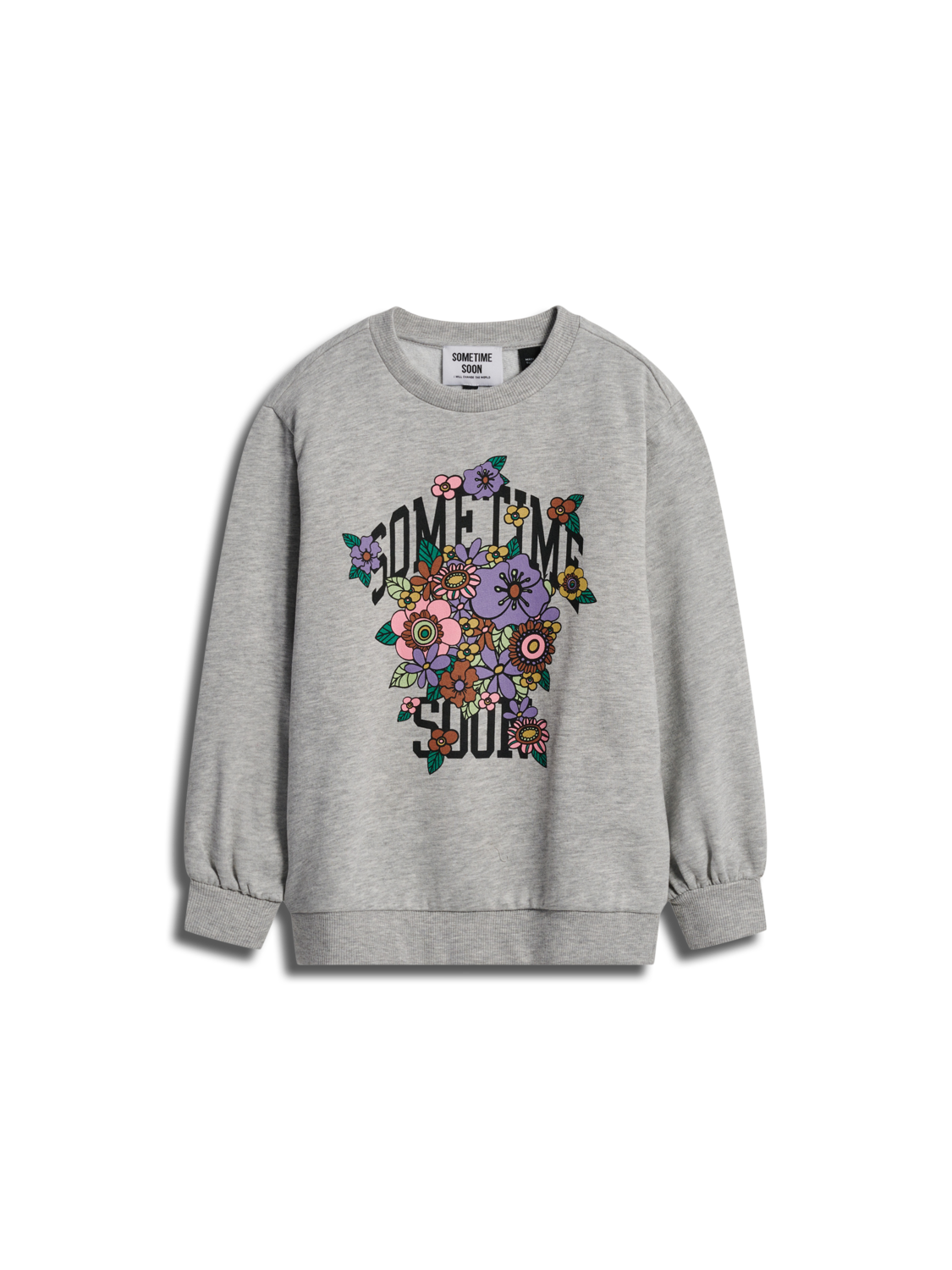 stsJESSIE SWEATSHIRT, LIGHT GREY MELANGE, packshot