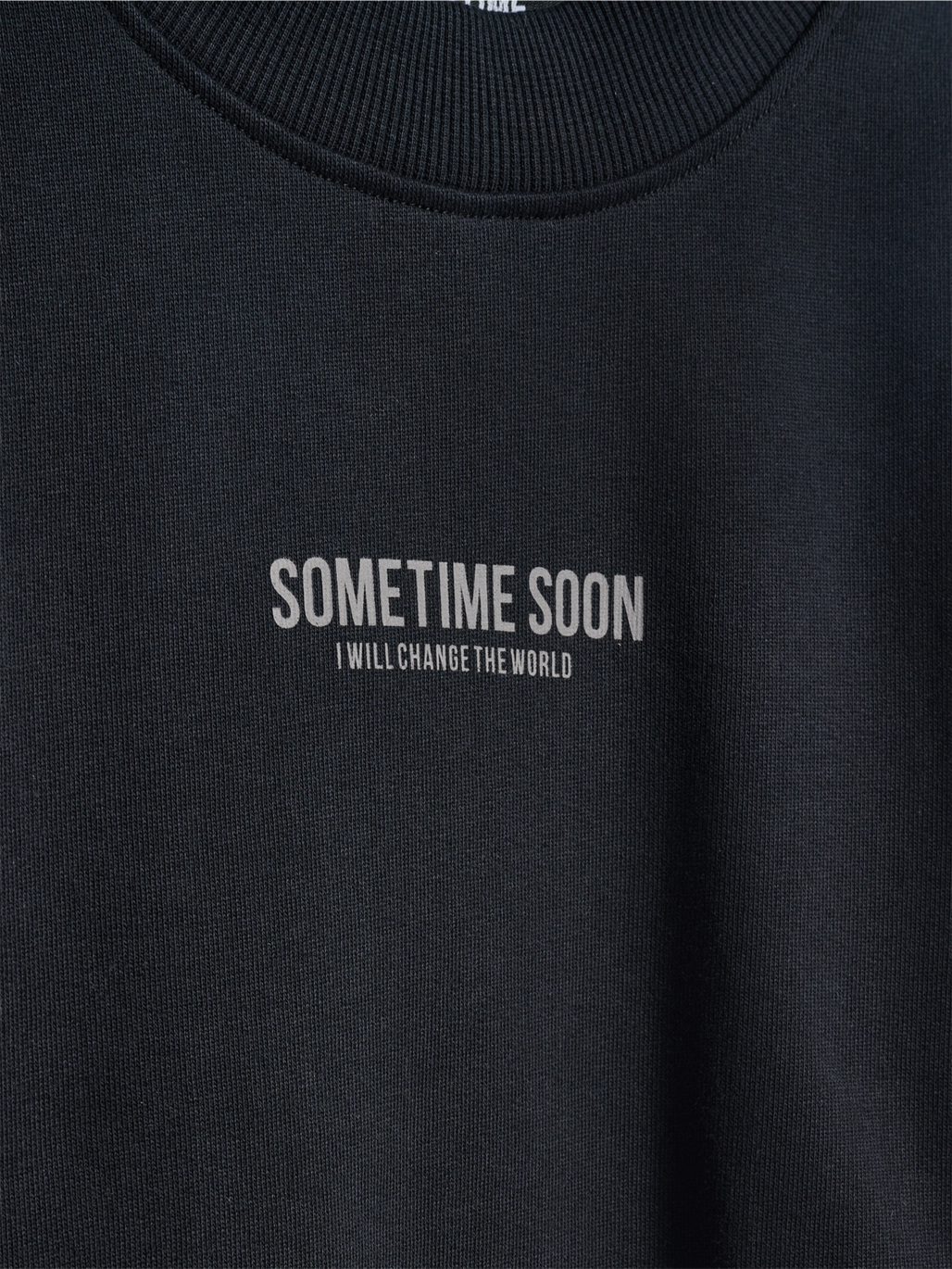 stsLAKER SWEATSHIRT S/S, BLACK, packshot